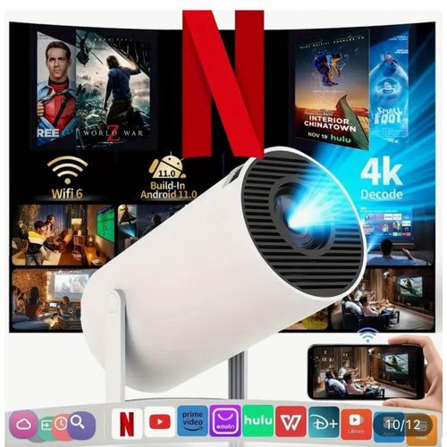 Mini projecteur portable LED 4K HY300